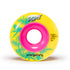 Orangatang 62mm Skiff (86a, yellow) longboard skateboard wheel (front)
