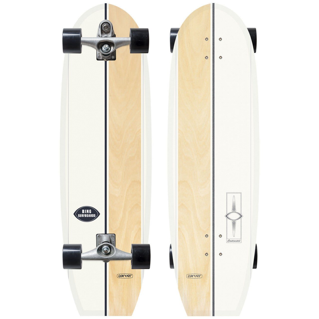 Bing 37" Continental | Carver C7 Surfskate Complete