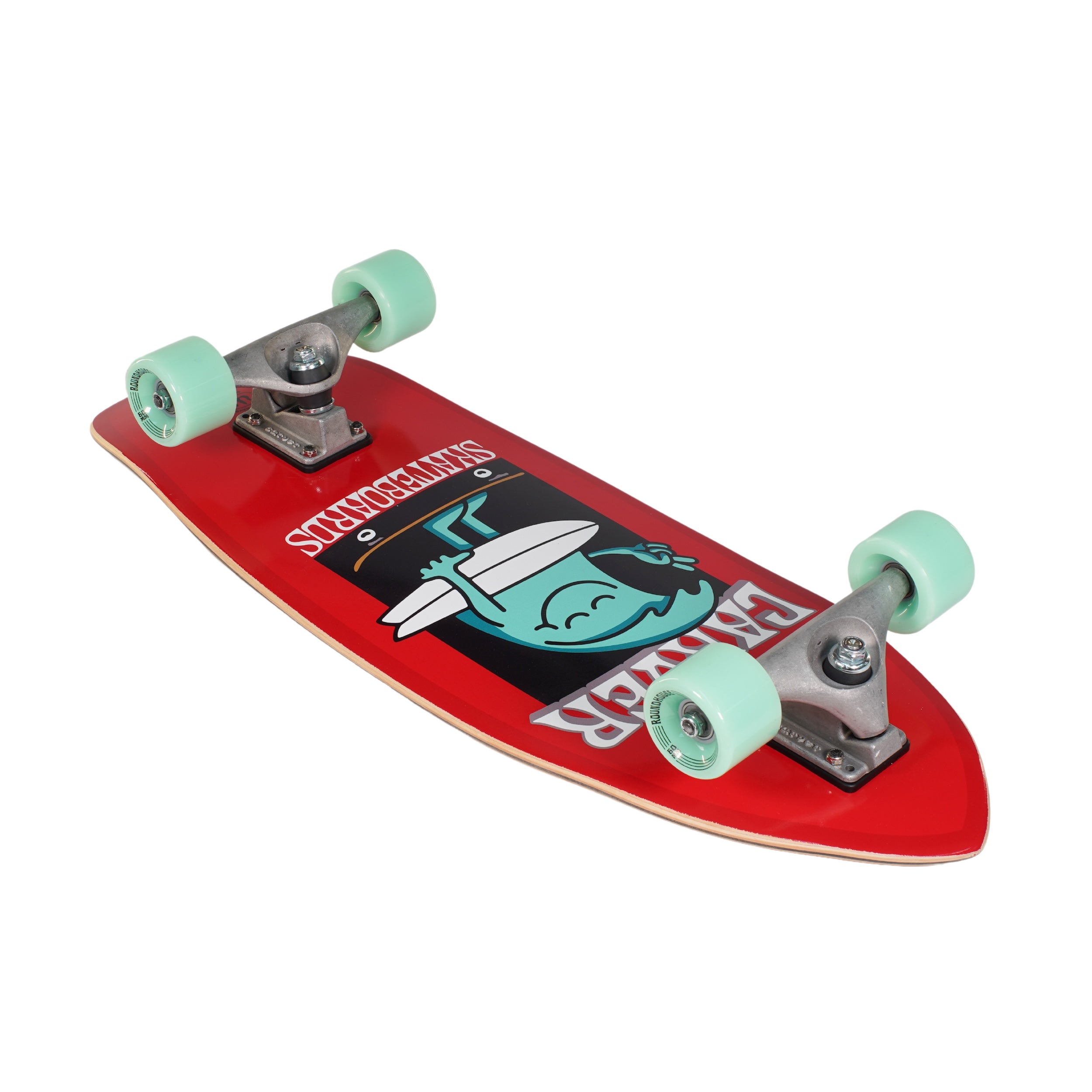 Carver Wavy Davy Surfskate Complete with C5 Raw trucks