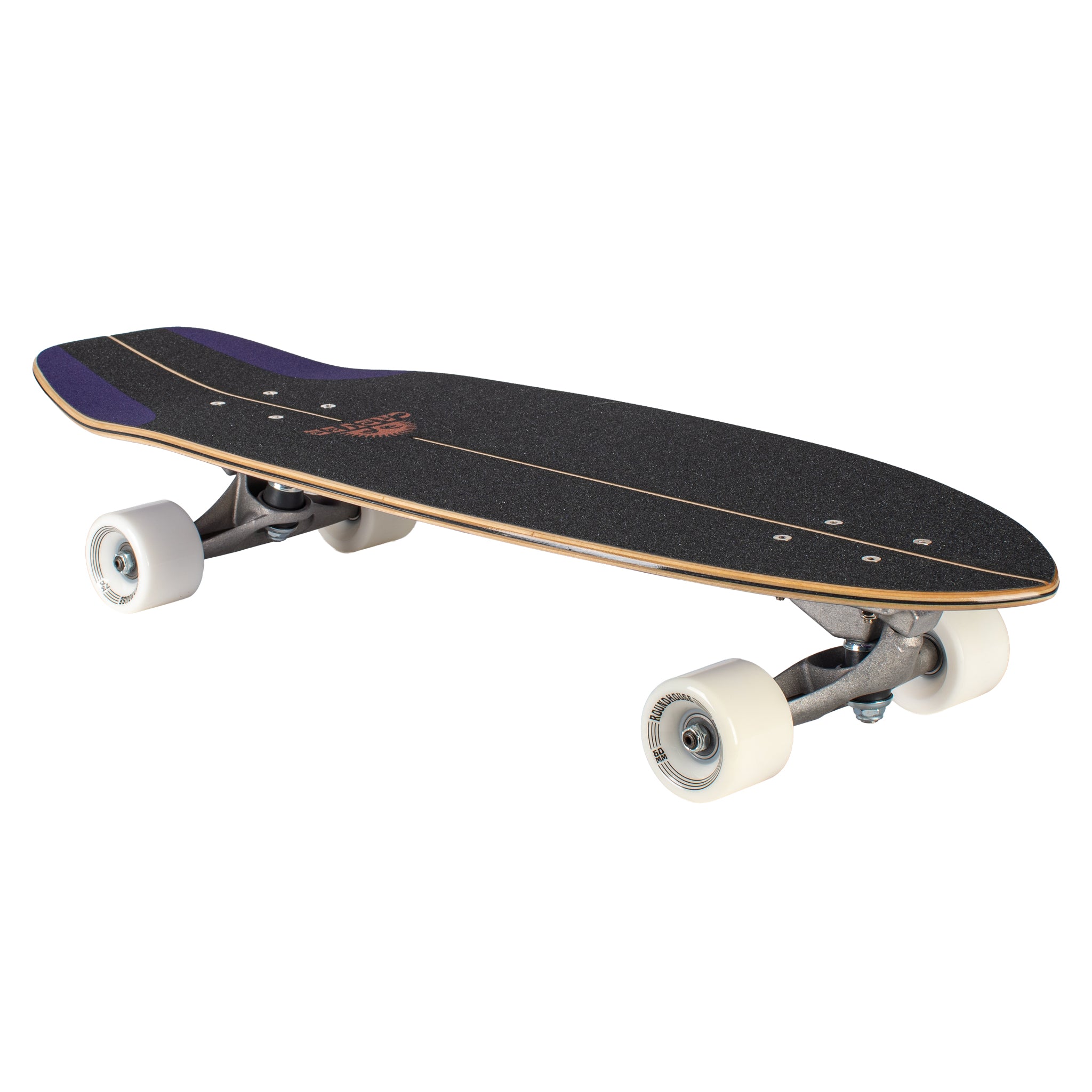 Carver Purple Haze Surfskate Complete with C5 Raw trucks