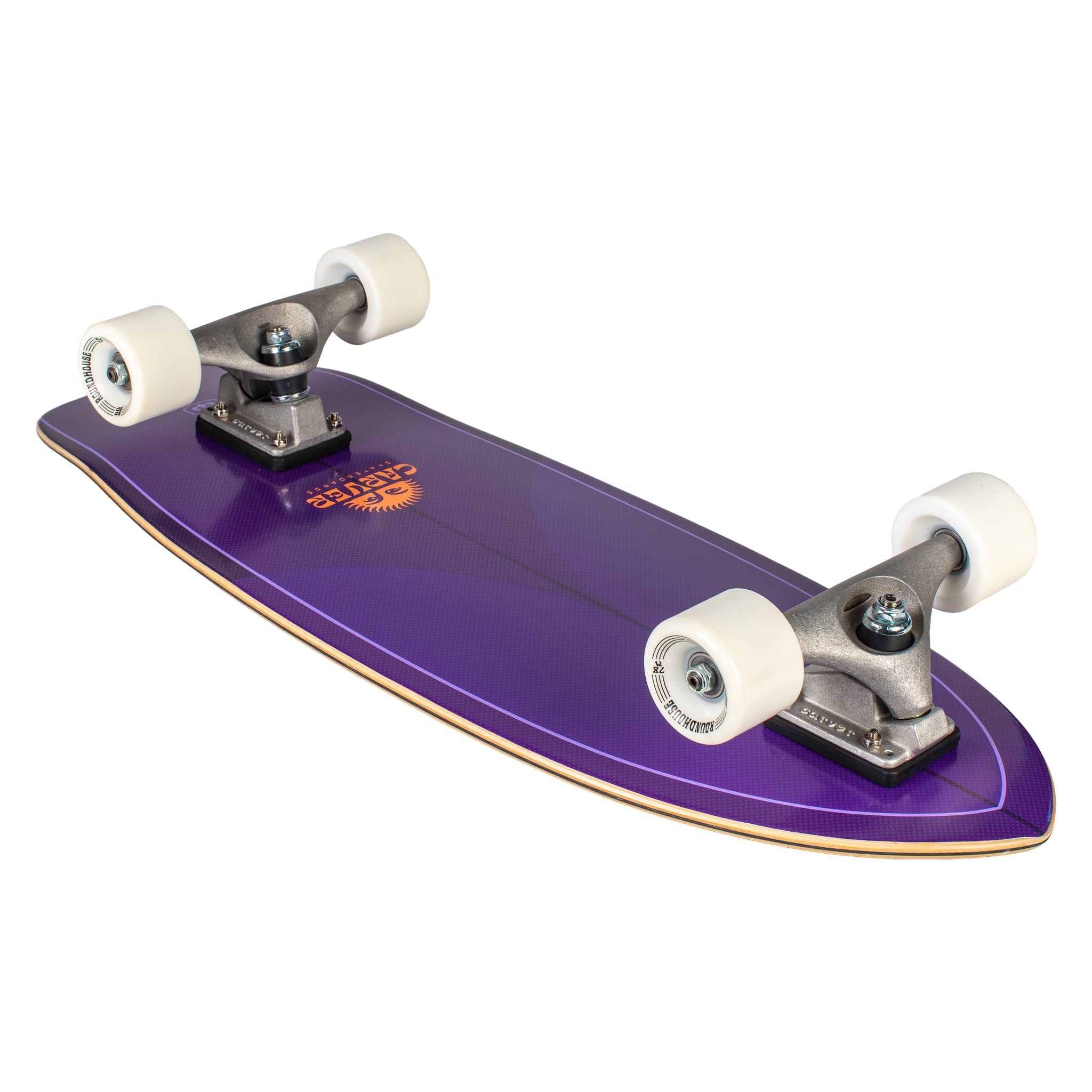 Carver Purple Haze Surfskate Complete with C5 Raw trucks