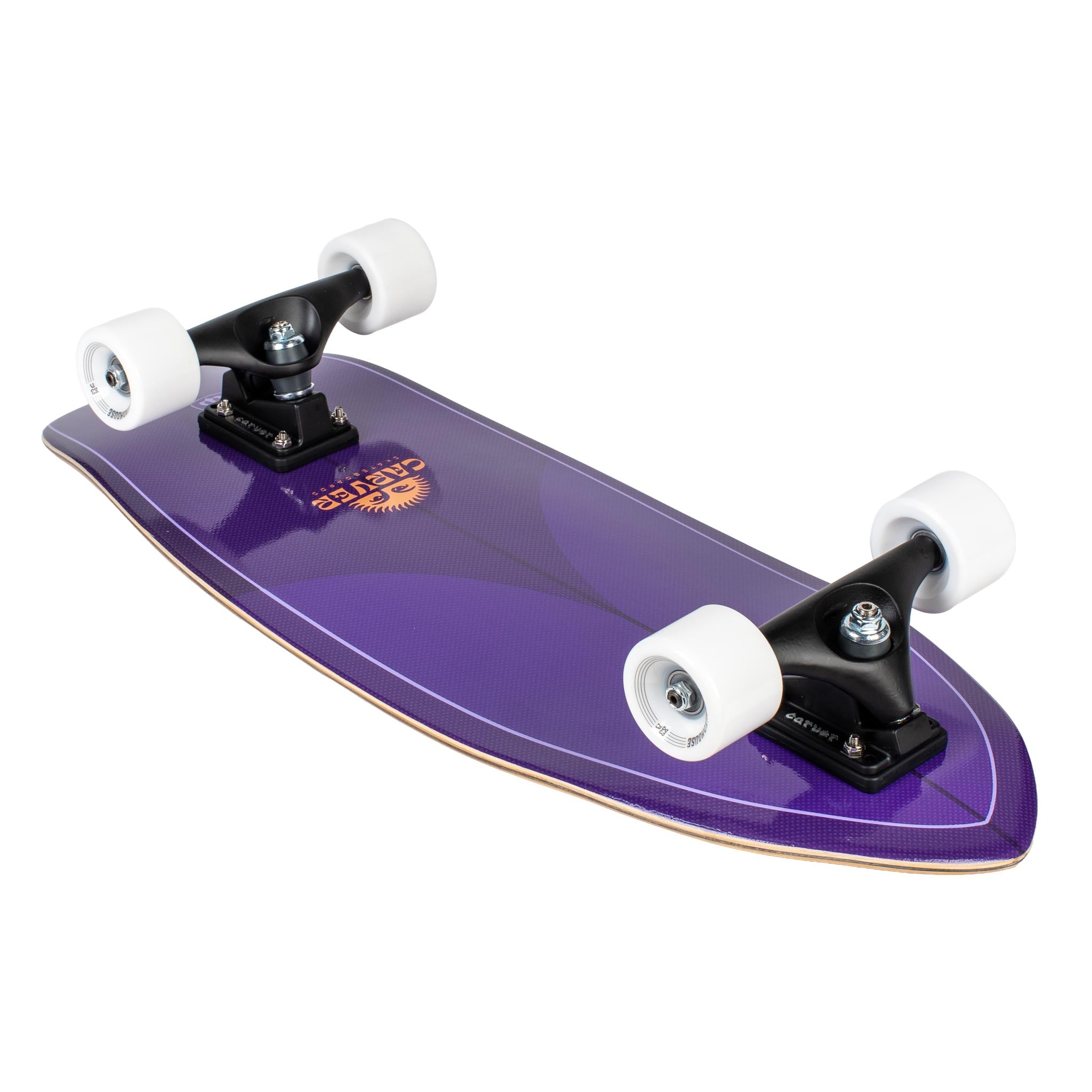 Carver Purple Haze Surfskate Complete with C5 Coal Satin trucks