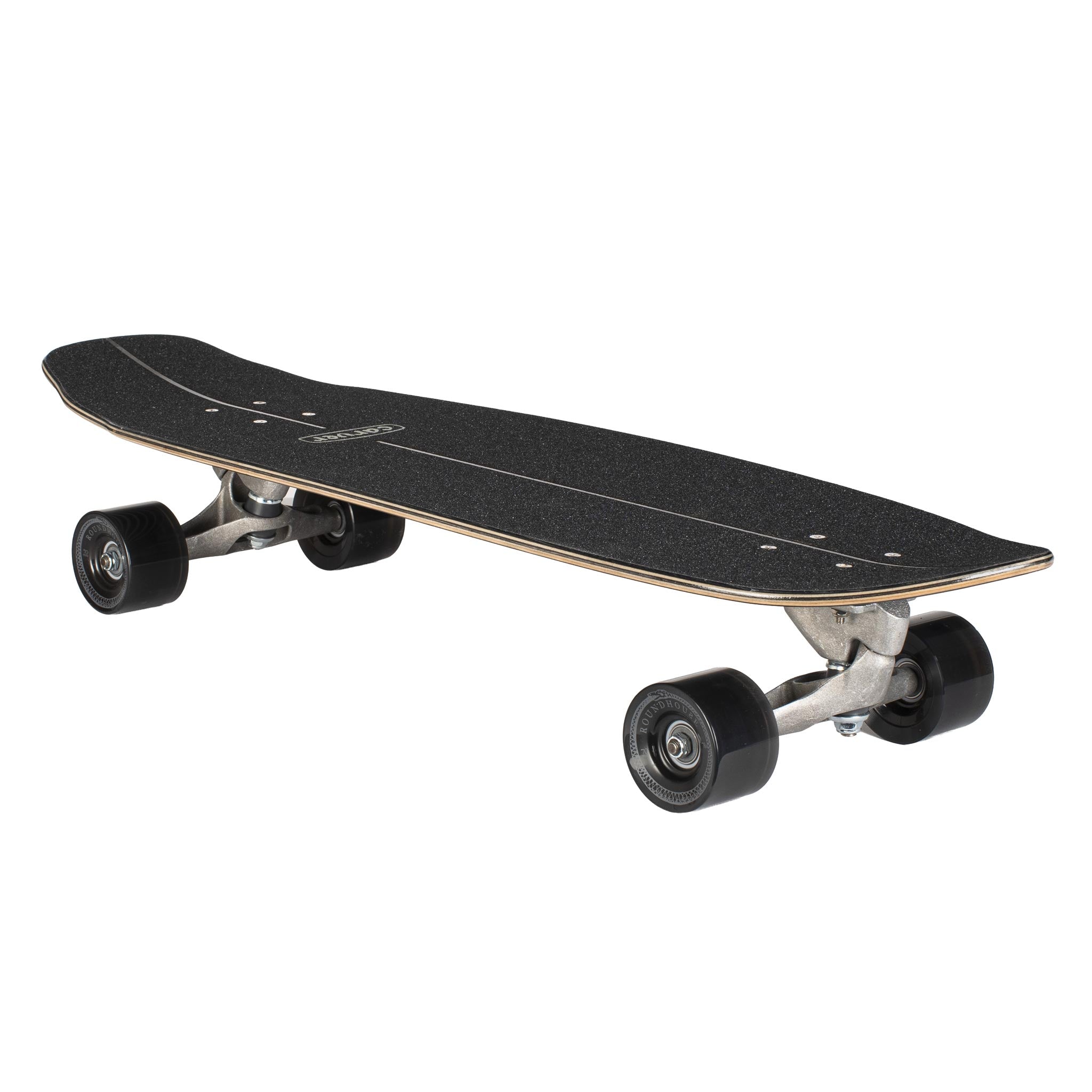Carver Black Tip Carbon Fiber, 32.5" | CX Surfskate Complete (hero view)