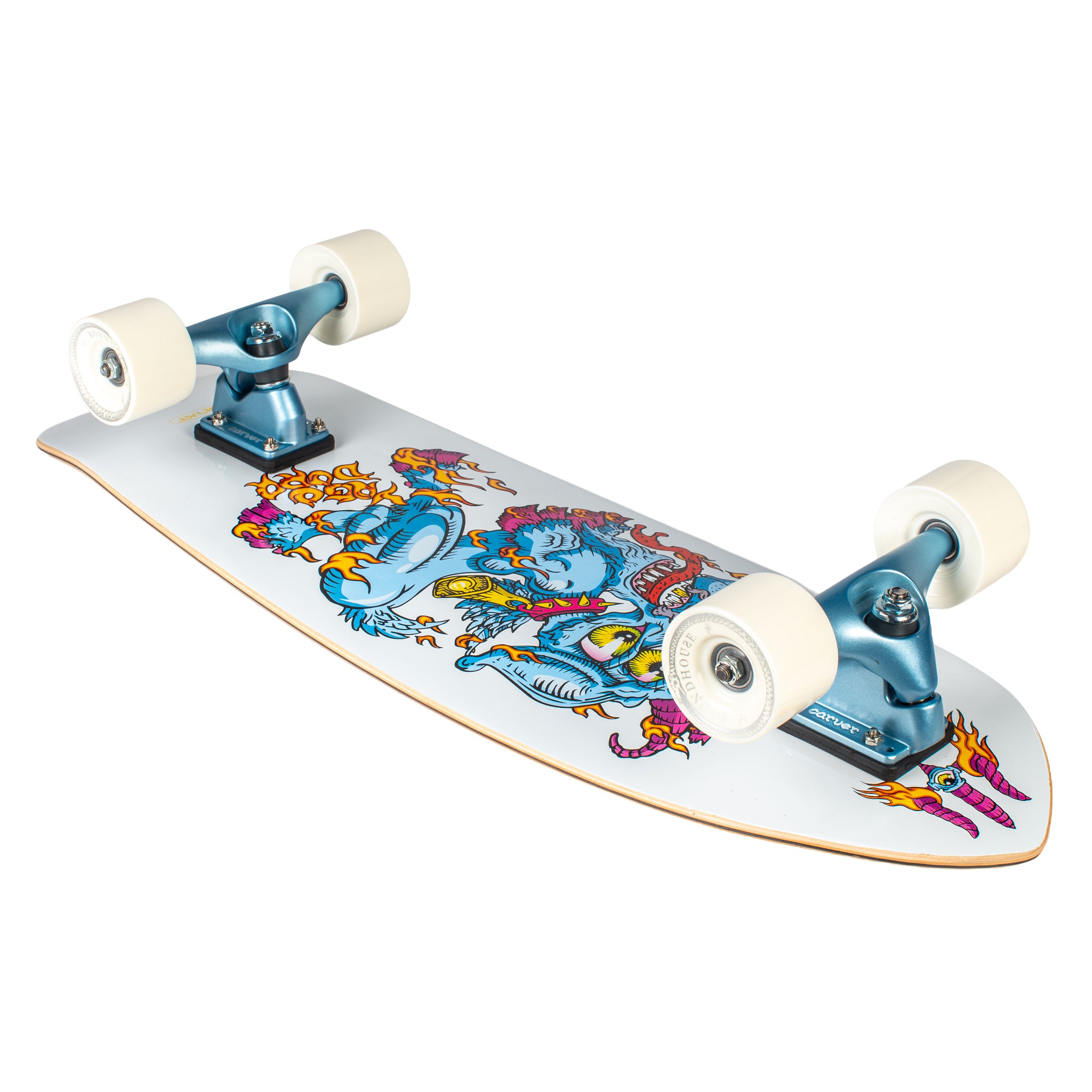 Carver 30.75" Yago Fire Goat | CX Surfskate Complete