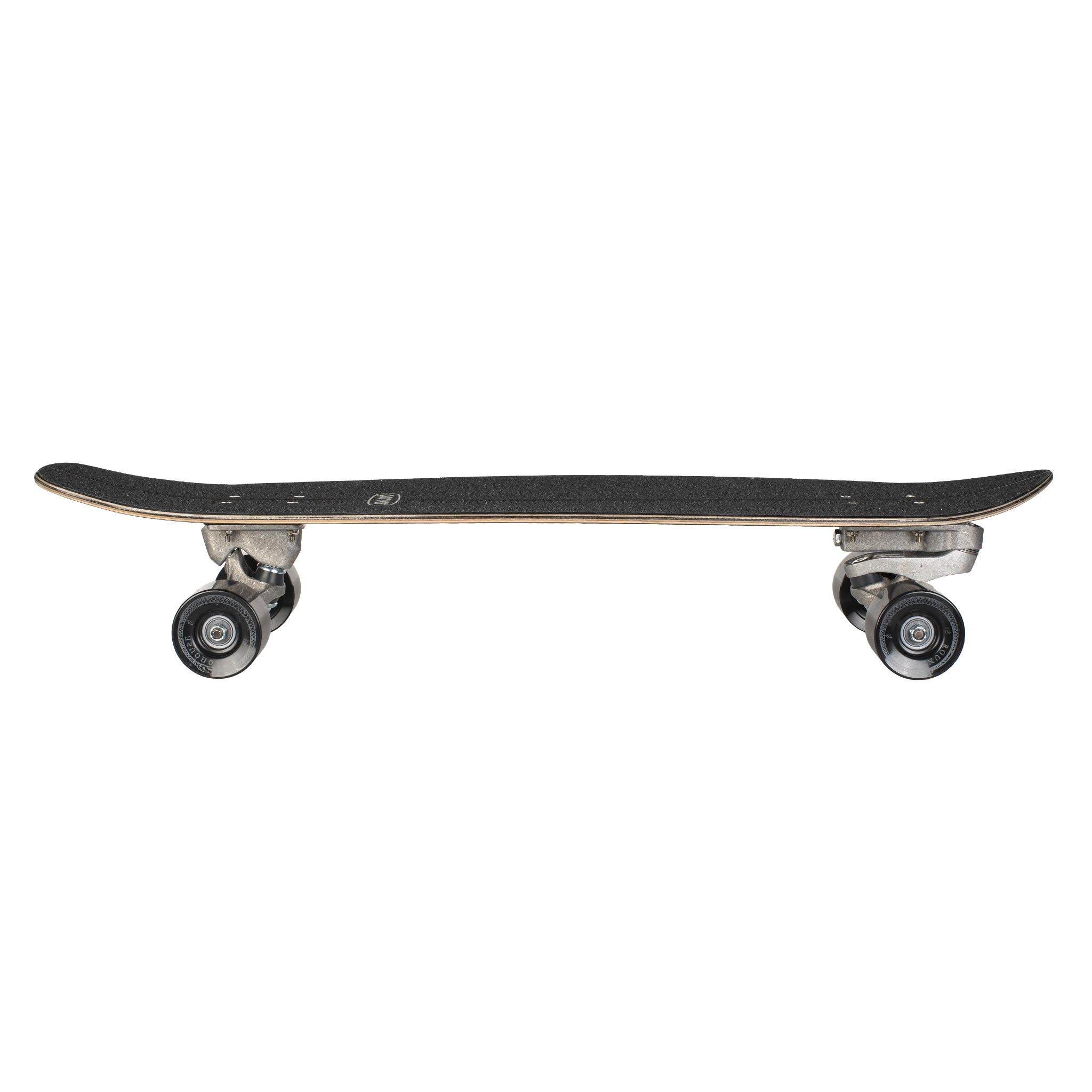 Carver Black Tip Carbon Fiber, 32.5" | C7 Surfskate Complete (profile view)
