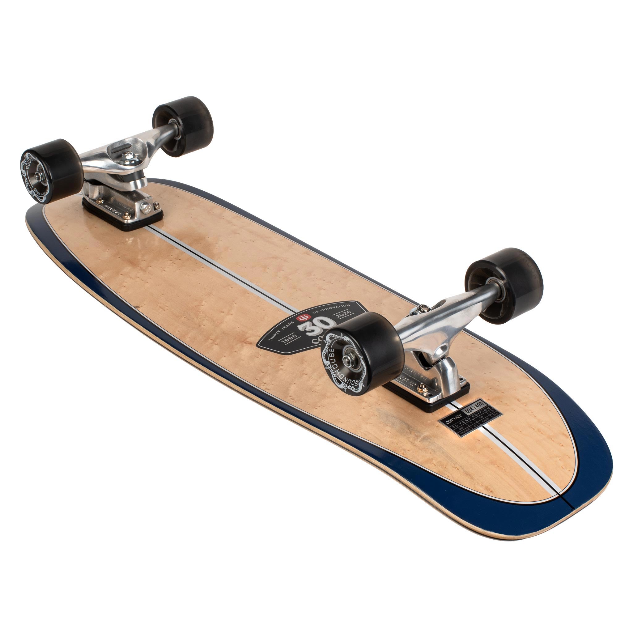 Carver 30-Year Limited Edition, 32.5" | Surfskate Complete (bottom rear view)