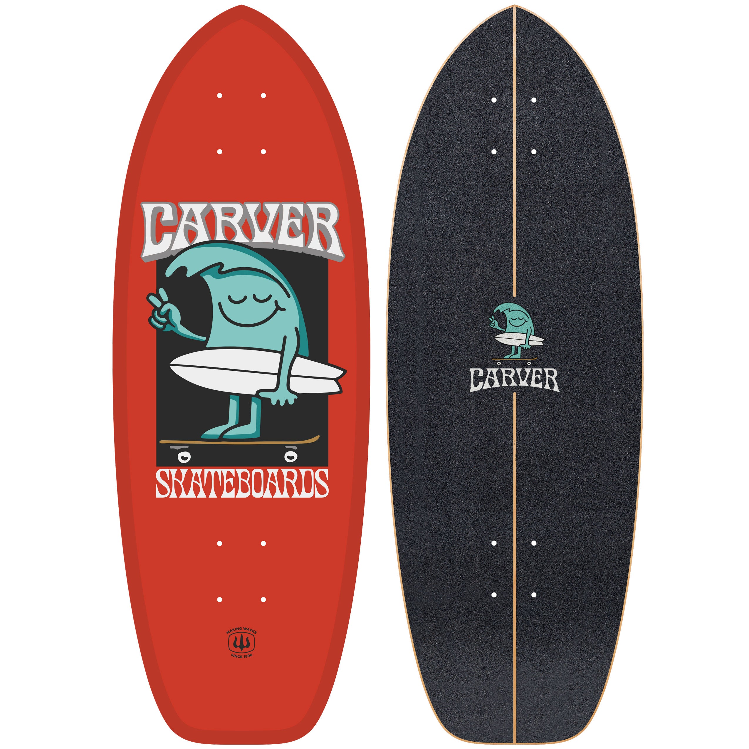 Carver Wavy Davy Surfskate Deck