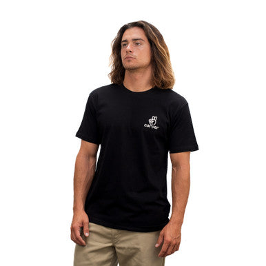 Carver Make Waves Short Sleeve Tee, Black