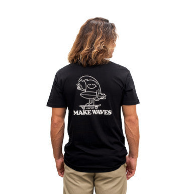 Carver Make Waves Short Sleeve Tee, Black