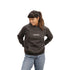 Carver Logo Pullover Hoodie, Faded Black