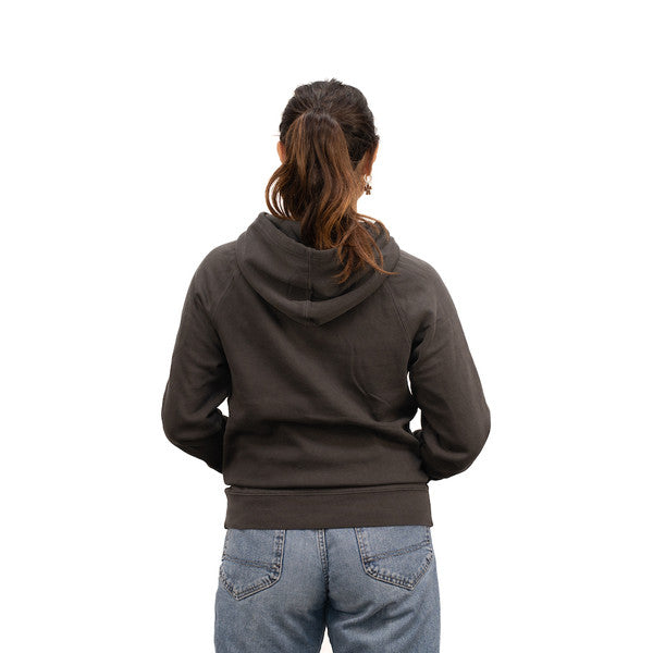 Carver Logo Pullover Hoodie, Faded Black