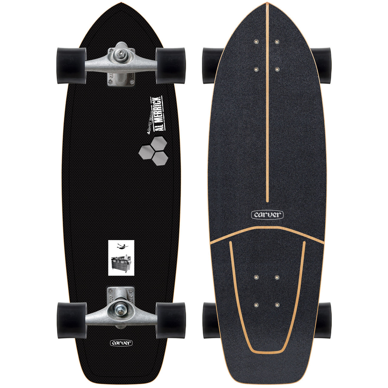 Channel Islands 31" Dumpster Diver 2 | Carver CX Surfskate Complete