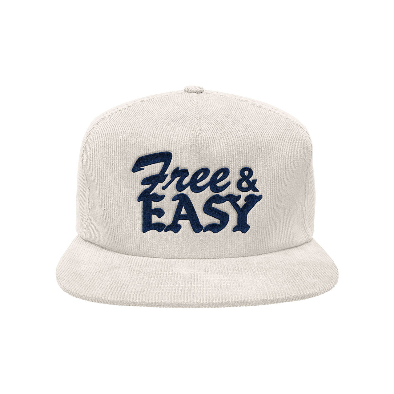 Carver x Free & Easy Snapback Hat, White