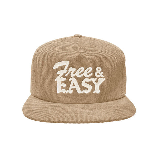 Carver x Free & Easy Snapback Hat, Light Tan