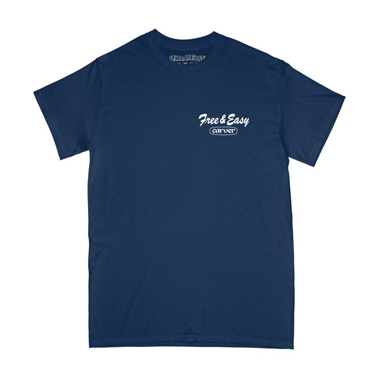 Carver x Free & Easy Short Sleeve Tee, Navy