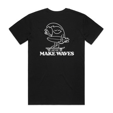Carver Make Waves Short Sleeve Tee, Black