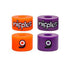 Orangatang Nipples Bushings, Soft / Orange front and Medium / Purple rear
