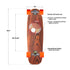 Loaded Omakase Roe Surfskate Edition complete longboard skateboard setup infographic