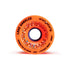 Orangatang 65mm Love Handles (80a, orange) longboard skateboard wheel (front)